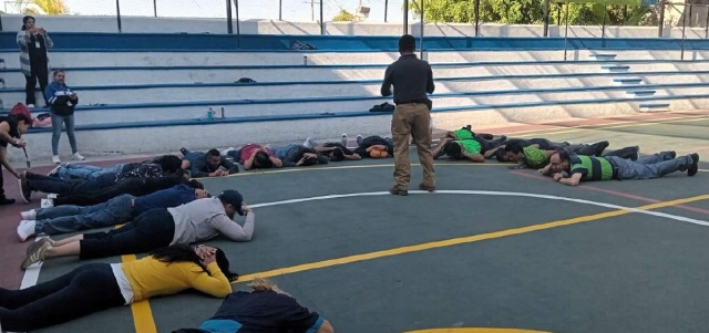 En algunas escuelas del estado recientemente se han realizado simulacros relacionados con temas de violencia.