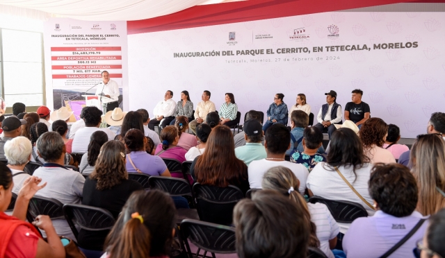 Cumple gobierno de Cuauhtémoc Blanco compromiso con habitantes de Tetecala