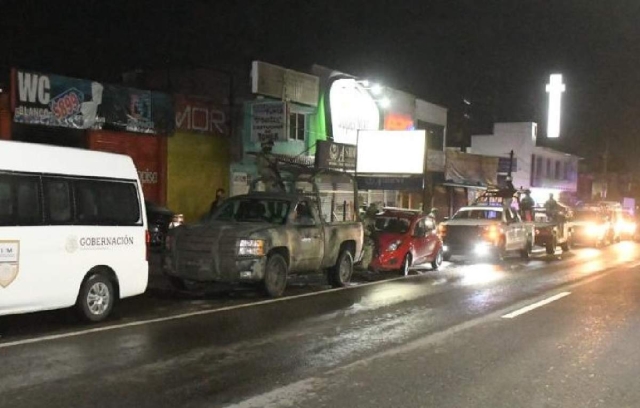 Fuerzas federales se han sumado a los operativos de seguridad en Cuautla ante el incremento de la violencia.