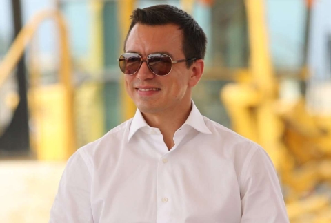 Daniel Noboa, presidente de Ecuador.
