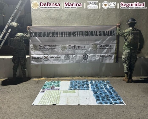 Detienen a 12 personas en Sinaloa; aseguran armas y droga