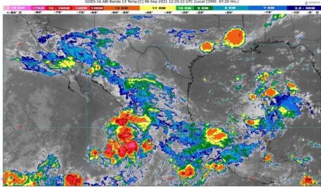 Incremento de lluvias para esta semana en Morelos