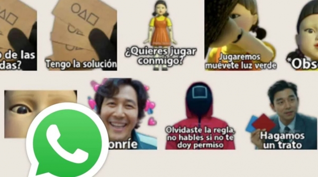 WhatsApp: El Juego del Calamar llegó en forma de stickers y así los puedes descargar