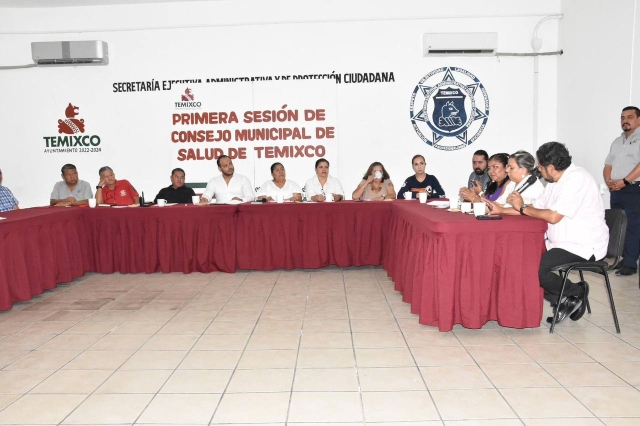 Realizan la primera sesión del Consejo de Salud 2024 en Temixco