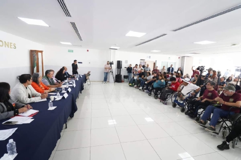 Durante el foro se se&ntilde;al&oacute; la falta de condiciones del transporte p&uacute;blico en Morelos para ofrecer su servicio a las personas con discapacidad.