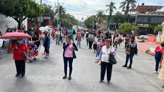 De nuevo, bloqueo en avenida Morelos ante oficinas del SAPAC