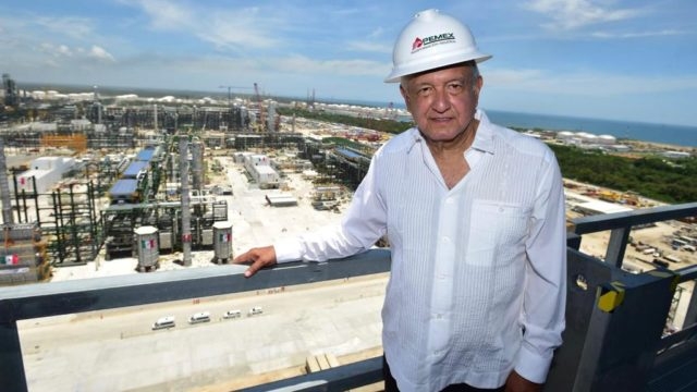 Refinería de Dos Bocas lleva inversión de 233 mil mdp: AMLO