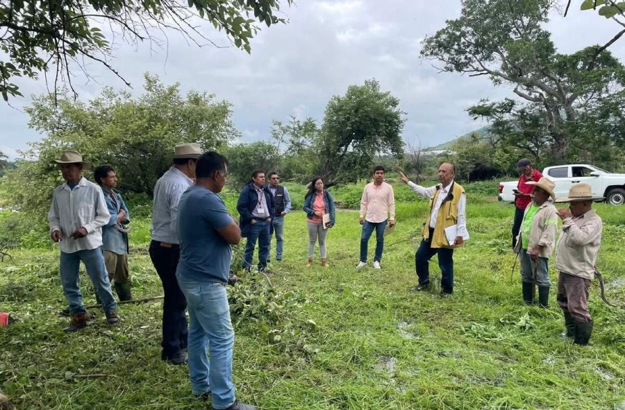 El municipio informó que se realizó una visita técnica a la colonia Amador Salazar como parte del proceso de evaluación para la perforación del pozo.