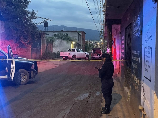 El cuerpo quedó en la calle Camino Antiguo a Tepoztlán.