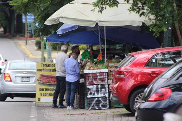 Son varias las vialidades afectadas. 