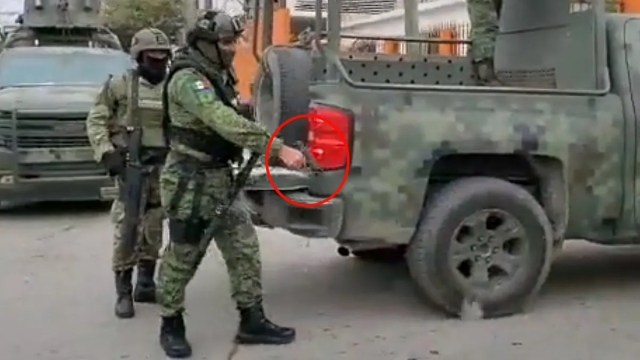 VIDEO:Militar abre fuego para dispersar a civiles en Nuevo Laredo