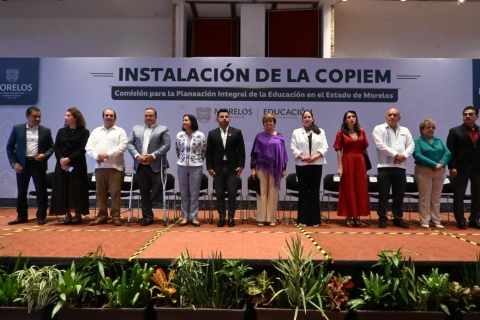 Instalan Comisi&oacute;n para la Planeaci&oacute;n Integral de la Educaci&oacute;n en el Estado de Morelos