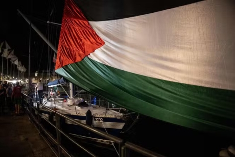 Israel intercepta casi toda la flotilla Global Sumud rumbo a Gaza