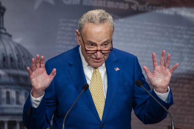 El líder de la mayoría demócrata en el Senado de Estados Unidos, Chuck Schumer.