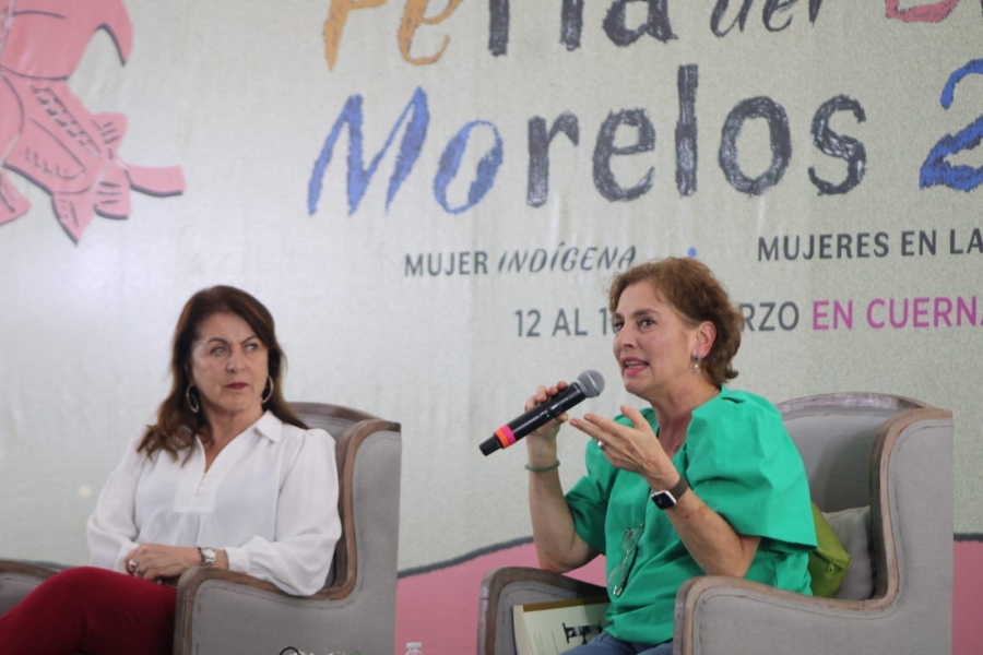 Presenta Beatriz Gutiérrez Müller 'Poesía Reunida' en la Feria del Libro Morelos 2025 en Cuernavaca