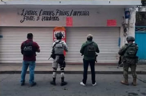 El inmueble quedó a resguardo de las autoridades.