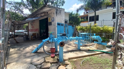 Informa SAPAC de trabajos de rehabilitación en equipo del pozo &#039;Melchor Ocampo&#039;