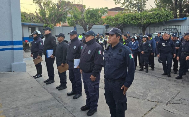 Fortalecen derechos y condiciones laborales de policías de Cuautla