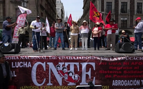 Maestros de la CNTE irán a paro nacional el próximo 15 de mayo