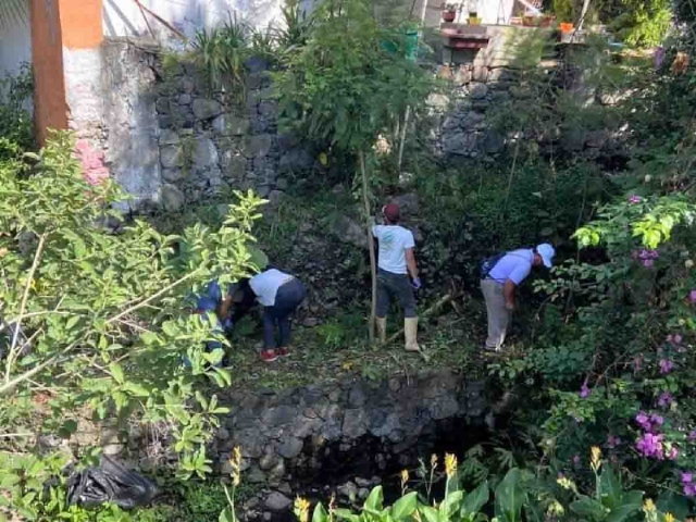 La primera jornada de limpieza se desarrolló en la barranquilla “San Martín”.