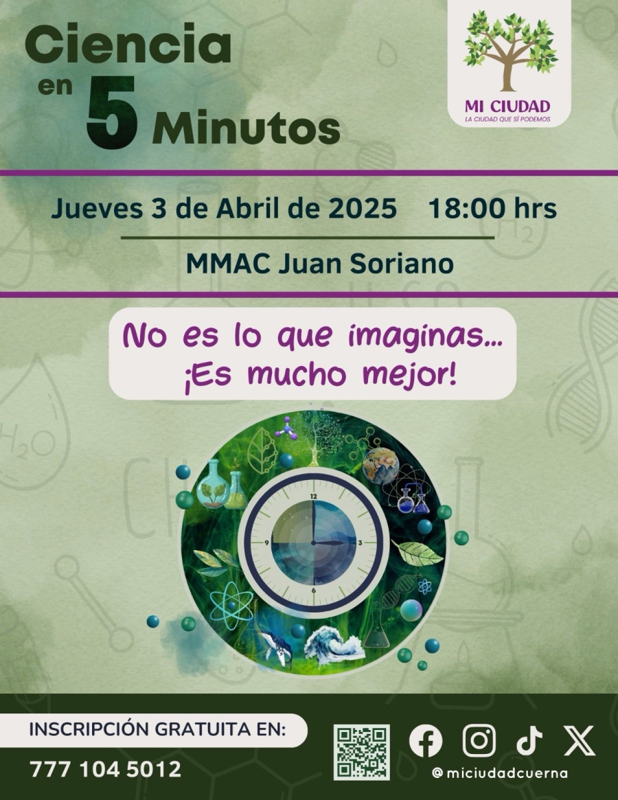 Invita diputada federal Meggie Salgado al foro 'Ciencia en 5 Minutos'