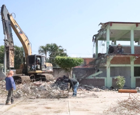 La estructura del plantel ya presentaba deterioro y ponía en riesgo al alumnado.