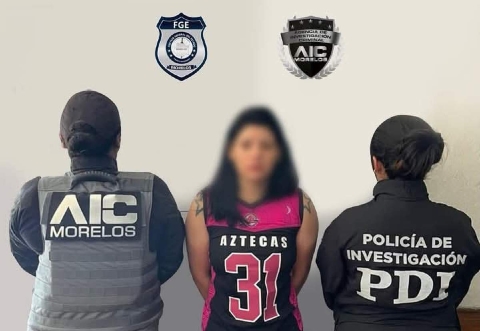 Fue aprehendida al salir del penal femenil