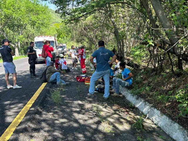  El choque se registró en el “Cañón de Loboso”, el miércoles de la semana pasada.