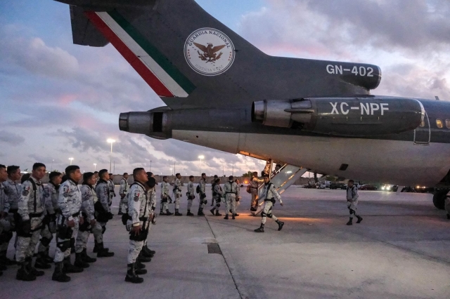 México inicia movilización de tropas de la Guardia Nacional hacia la frontera norte
