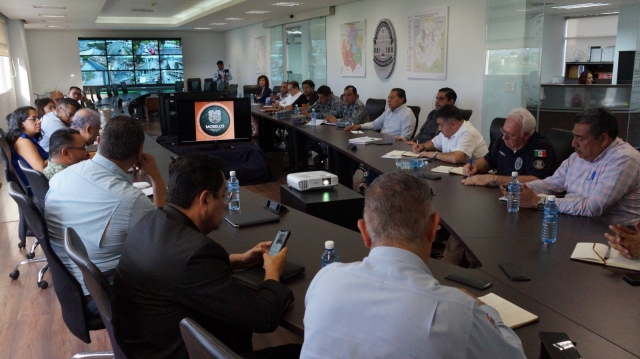 Listos INE e integrantes de Mesa de Seguridad para garantizar tranquilidad en proceso electoral del 1 de junio