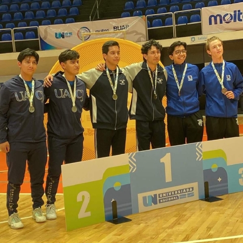 Miguel Ángel Rodríguez y Leomar Maranan dieron la primera medalla de oro para la UAEM en la Universiada Nacional 2025.