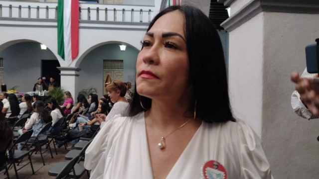 Vianey Nájera, secretaria general de la Federación de Sindicatos y Organizaciones “Fidel Velázquez”.