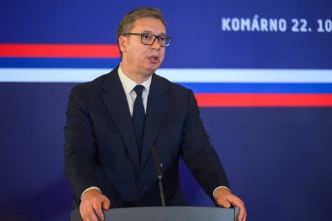 Presidente de Serbia, Aleksandar Vucic.