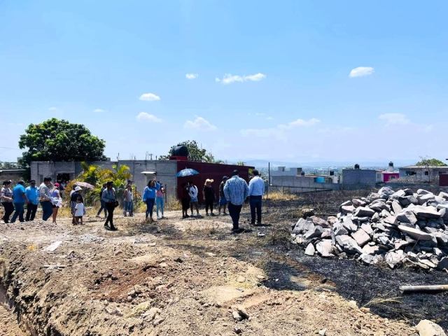 Vecinos ya trabajan en el proyecto del nuevo cementerio.