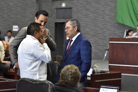 Rafael Reyes Reyes descart&oacute; el crecimiento del n&uacute;mero de curules en el Congreso local. 