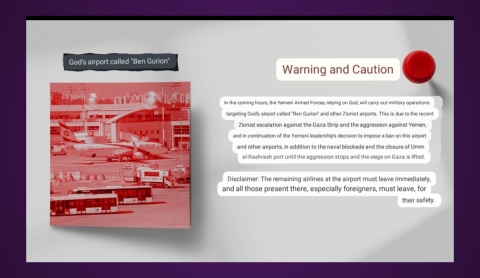 Yemen lanza ultimátum a Israel y amenaza con nuevos ataques al aeropuerto Ben Gurion