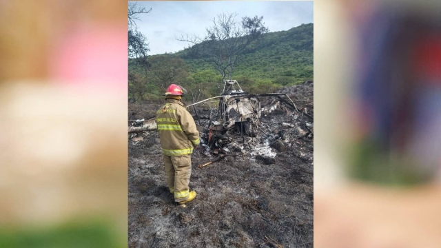 Se desploma avioneta en Jalisco.