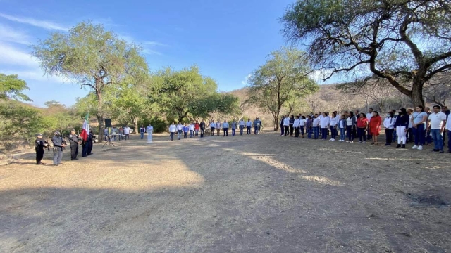 El acto conmemorativo tuvo lugar en el paraje “Barranca de Rancho Viejo”.