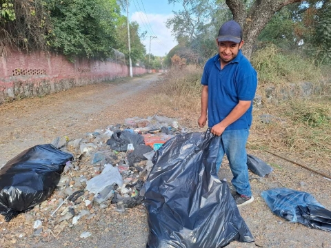 Habr&aacute; multas de casi seis mil pesos por tirar basura en Amacuzac