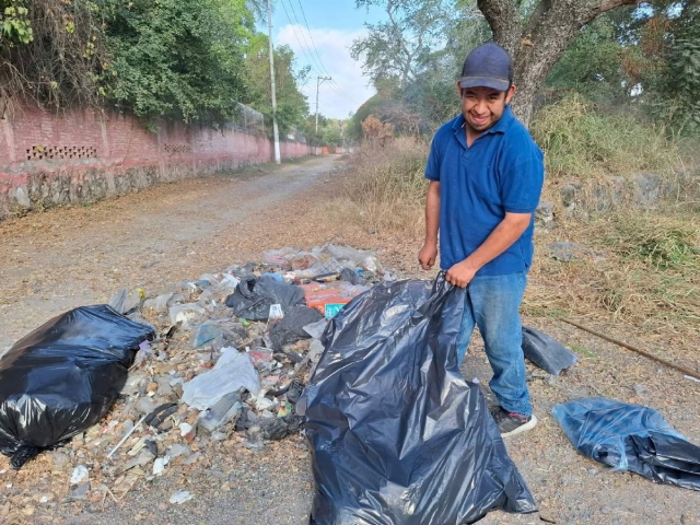 Habr&aacute; multas de casi seis mil pesos por tirar basura en Amacuzac