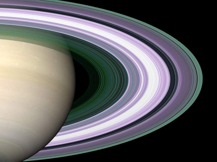 Estudio establece edad definitiva de los anillos de Saturno