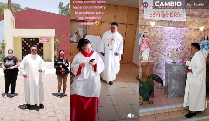 “Padre Cheke”, sacerdote que hace divertida la religión en TikTok.