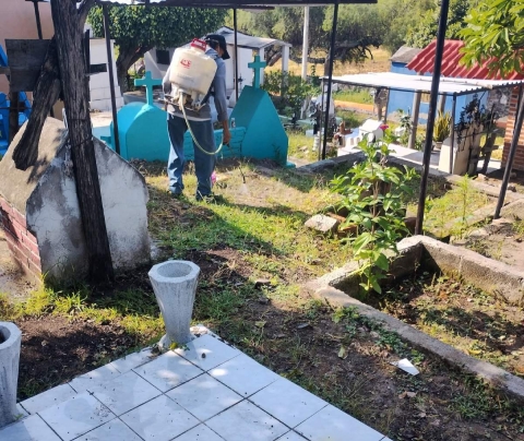 Refuerzan acciones contra mosquito del dengue en Mazatepec