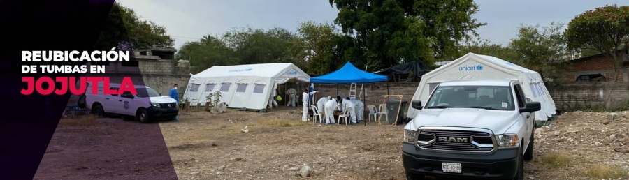  Ayer continuaron los trabajos de reubicación en tumbas particulares de personas a las que encontraron sepultadas en la fosa común del panteón de Jojutla.