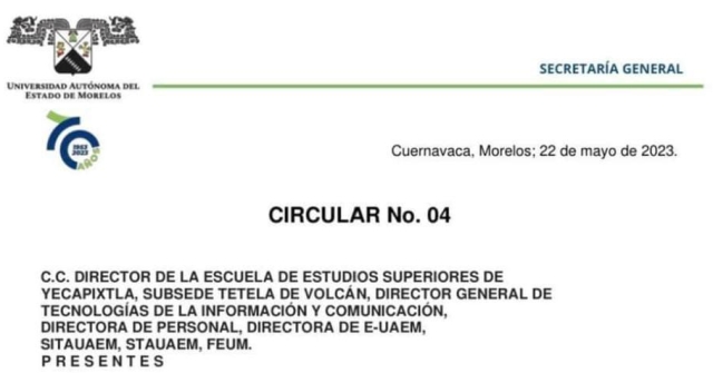 Suspende UAEM clases presenciales en sedes ubicadas en zona de riesgo del volcán Popocatépetl