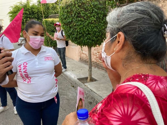 Estaré del lado del pueblo de Cuautla: Ximena Soriano