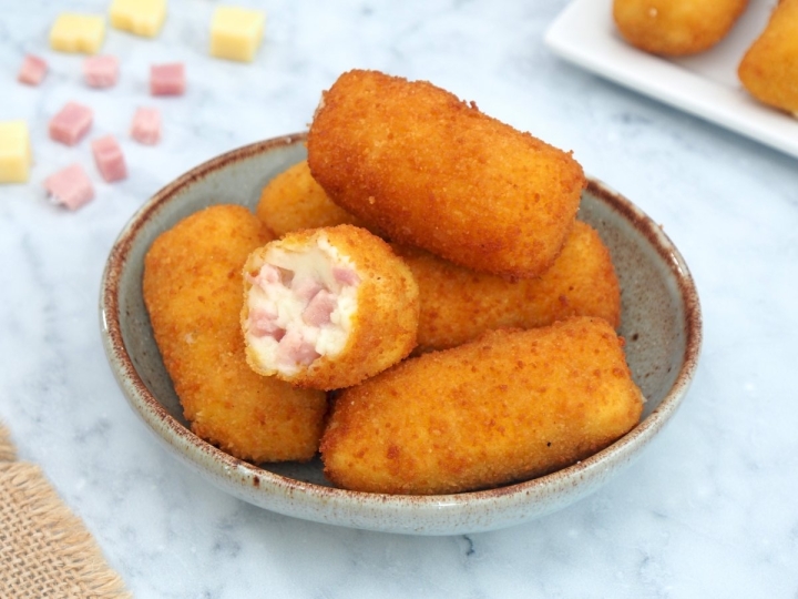 Receta express: Prepara croquetas de jamón y manchego