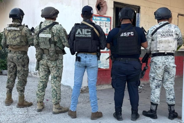 El inmueble cateado qued&oacute; a resguardo de las autoridades.