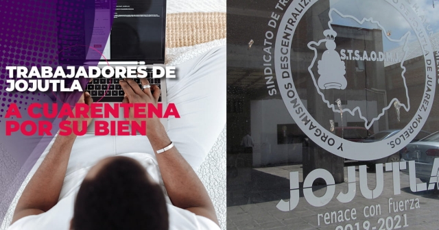 Otra vez, los trabajadores vulnerables del Ayuntamiento de Jojutla se fueron a guardar por la pandemia.