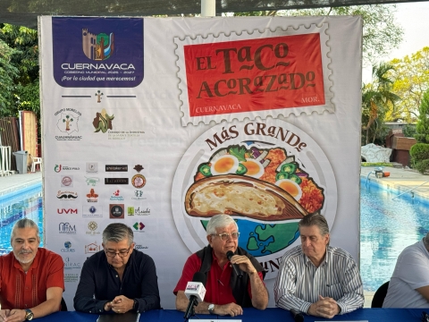 Anuncia ayuntamiento capitalino elaboración de &#039;El taco acorazado más grande del mundo&#039;